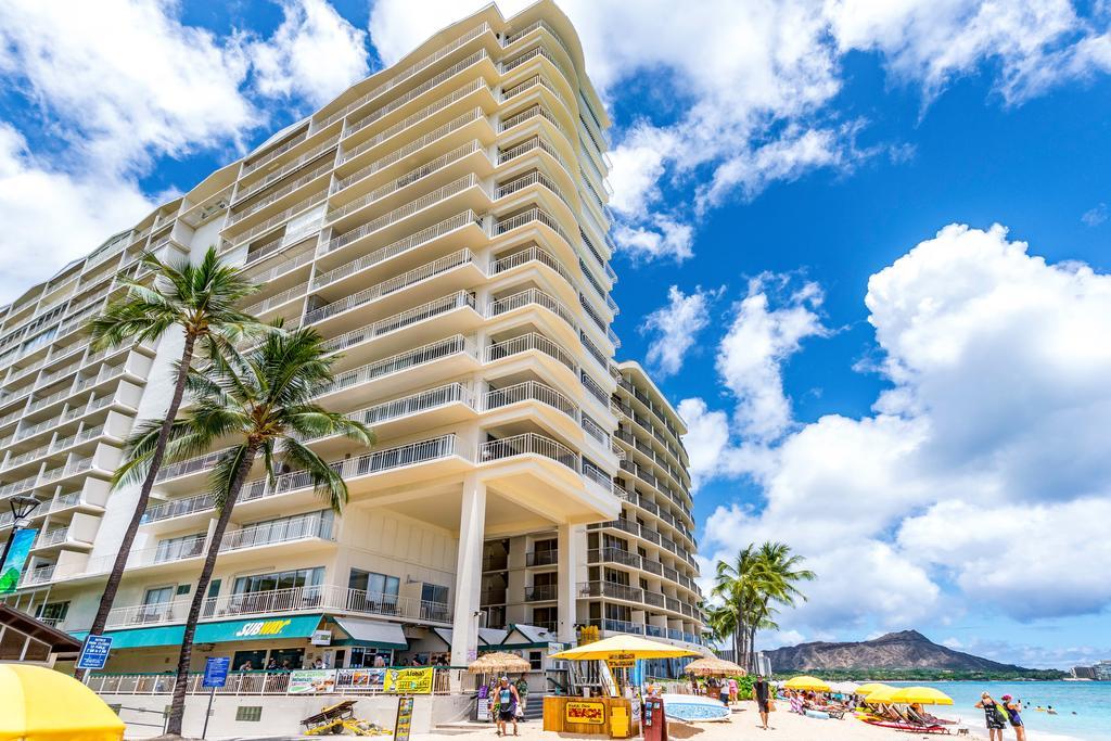 Waikiki Shore 1116 Beachfront Гонолулу Екстер'єр фото